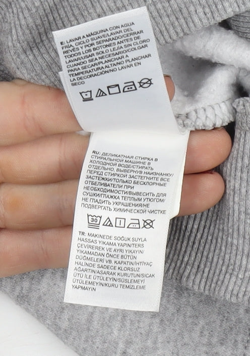 The North Face Men's Grey Crew Neck Pullover Sweatshirt M