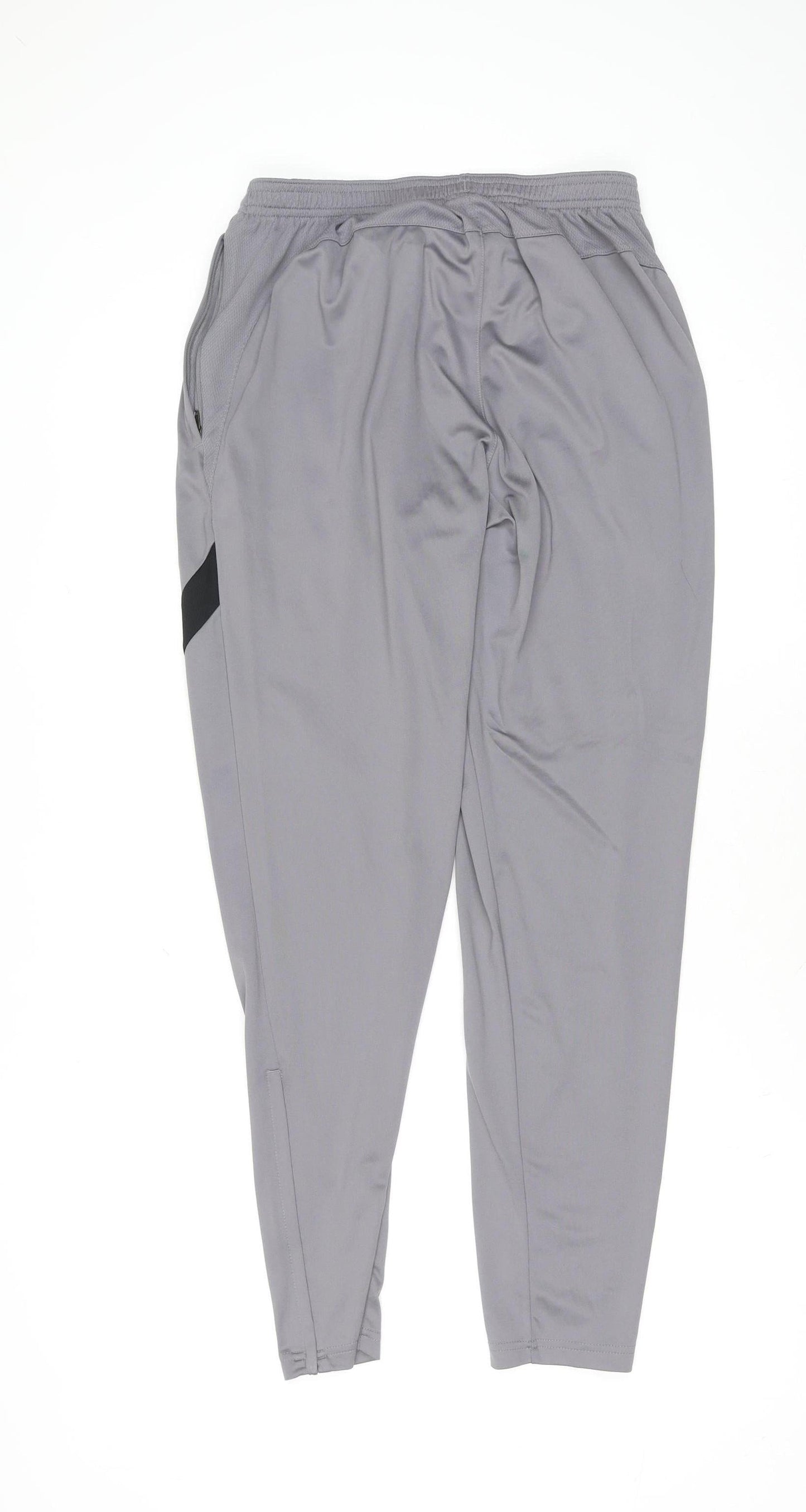 Nike Men's Grey Dri-FIT Track Pants M Slim Fit Activewear Trousers