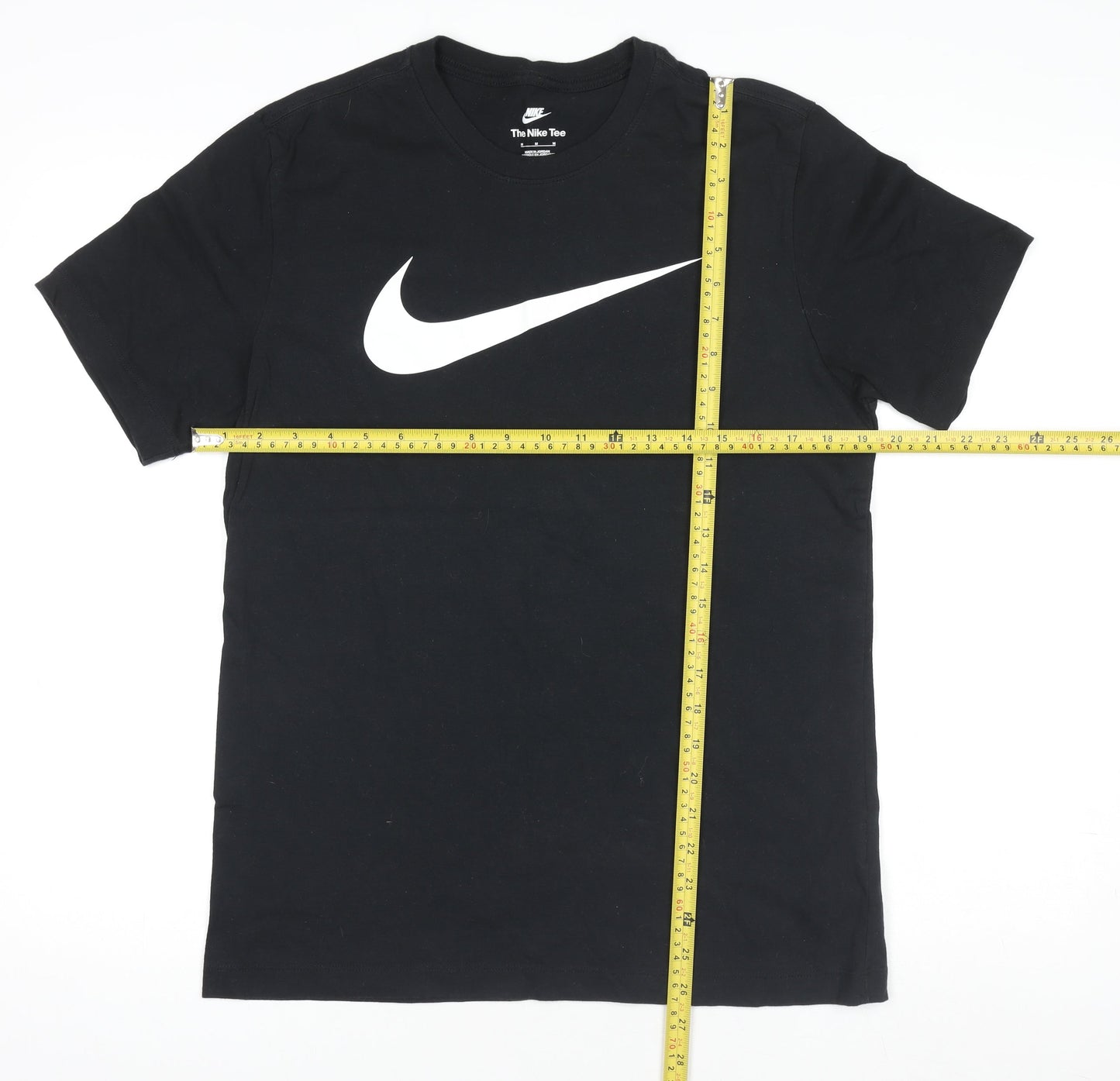 Nike Women's Black Medium The Nike Tee Cotton Short Sleeve T-Shirt
