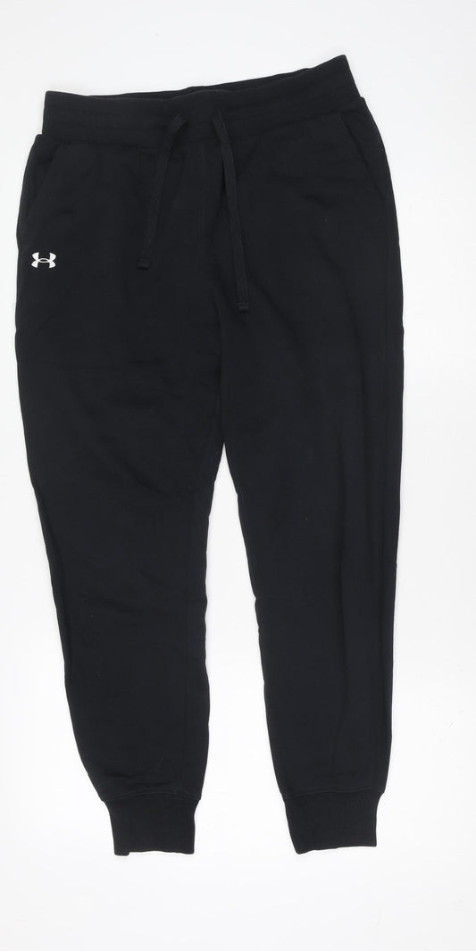 Under Armour Men's Black M Jogger Sweatpants Tapered Fit Activewear