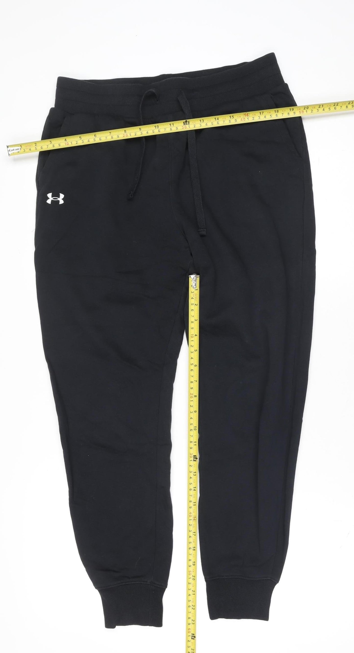 Under Armour Men's Black M Jogger Sweatpants Tapered Fit Activewear