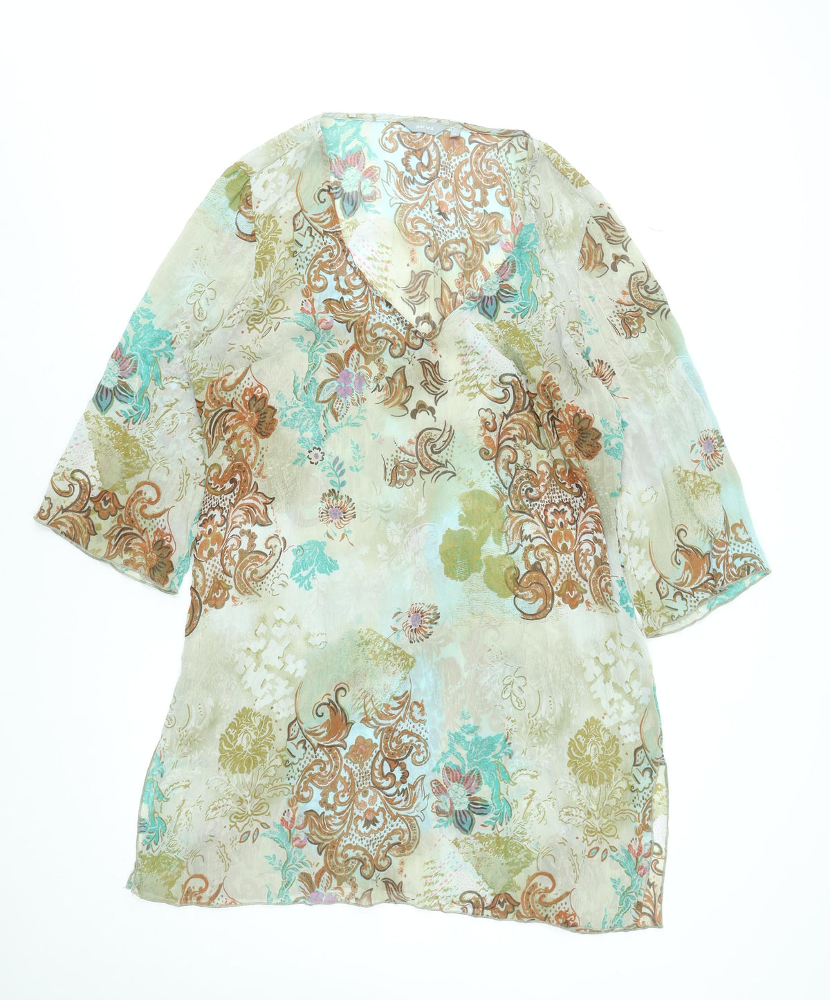 Marks and Spencer Per Una Women's Multicoloured Floral Blouse XL