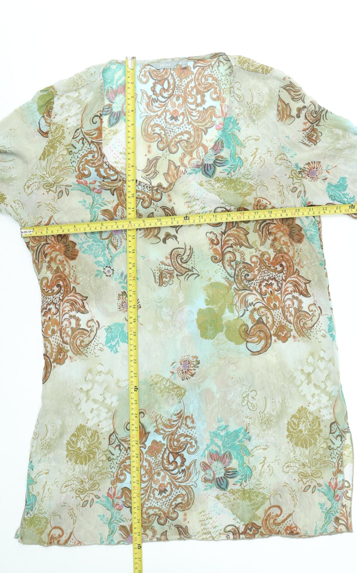 Marks and Spencer Per Una Women's Multicoloured Floral Blouse XL