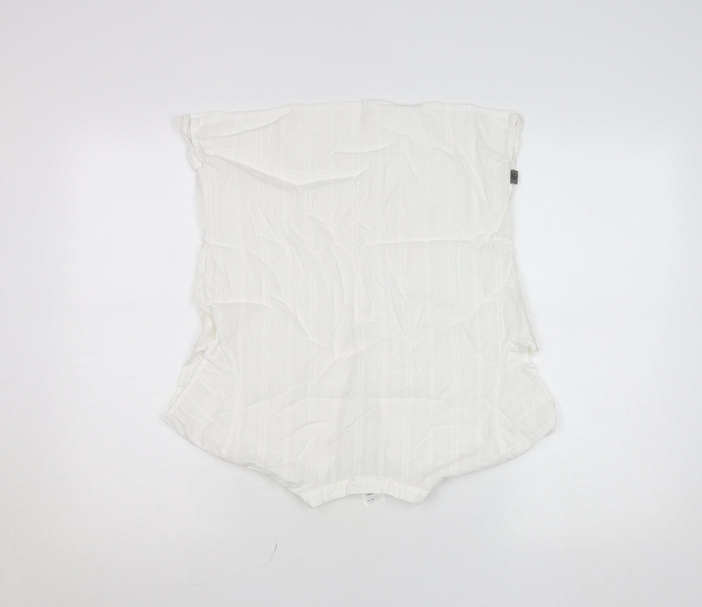 The North Face Women's White Cotton Embroidered Tunic Blouse M