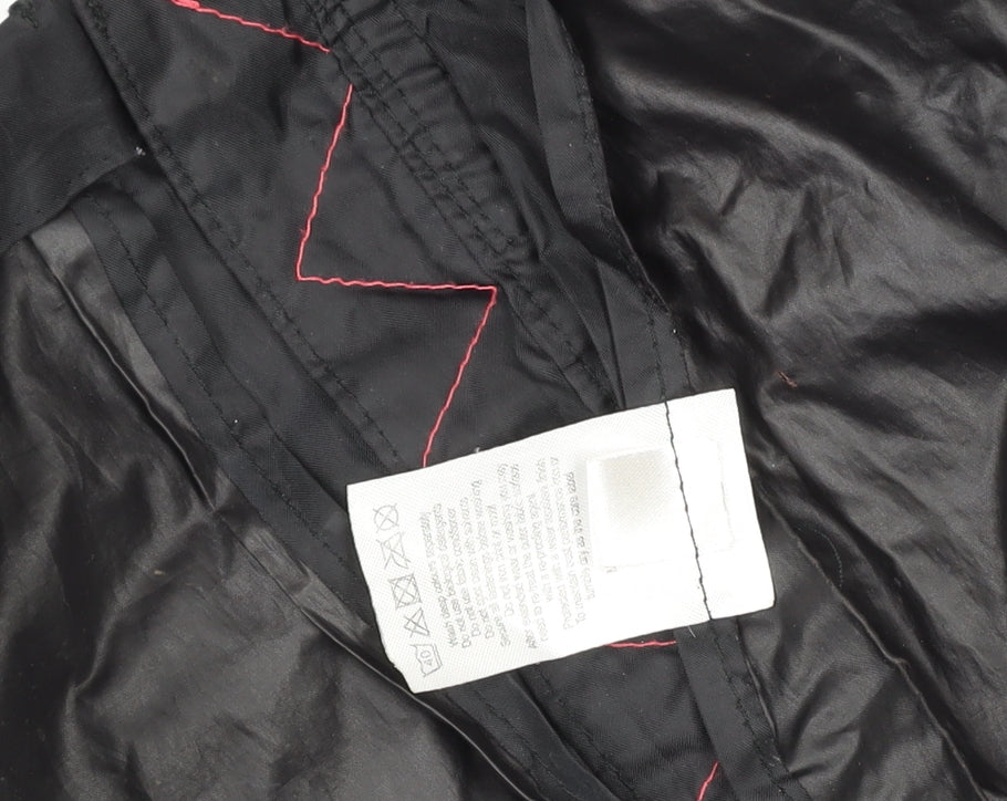Jack In A Pack Womens Black Size 12 Waterproof Hooded Rain Jacket