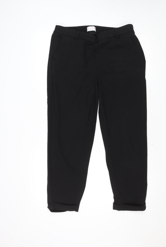 Savida Women’s Black Size 14 Regular Tapered Stretch Trousers