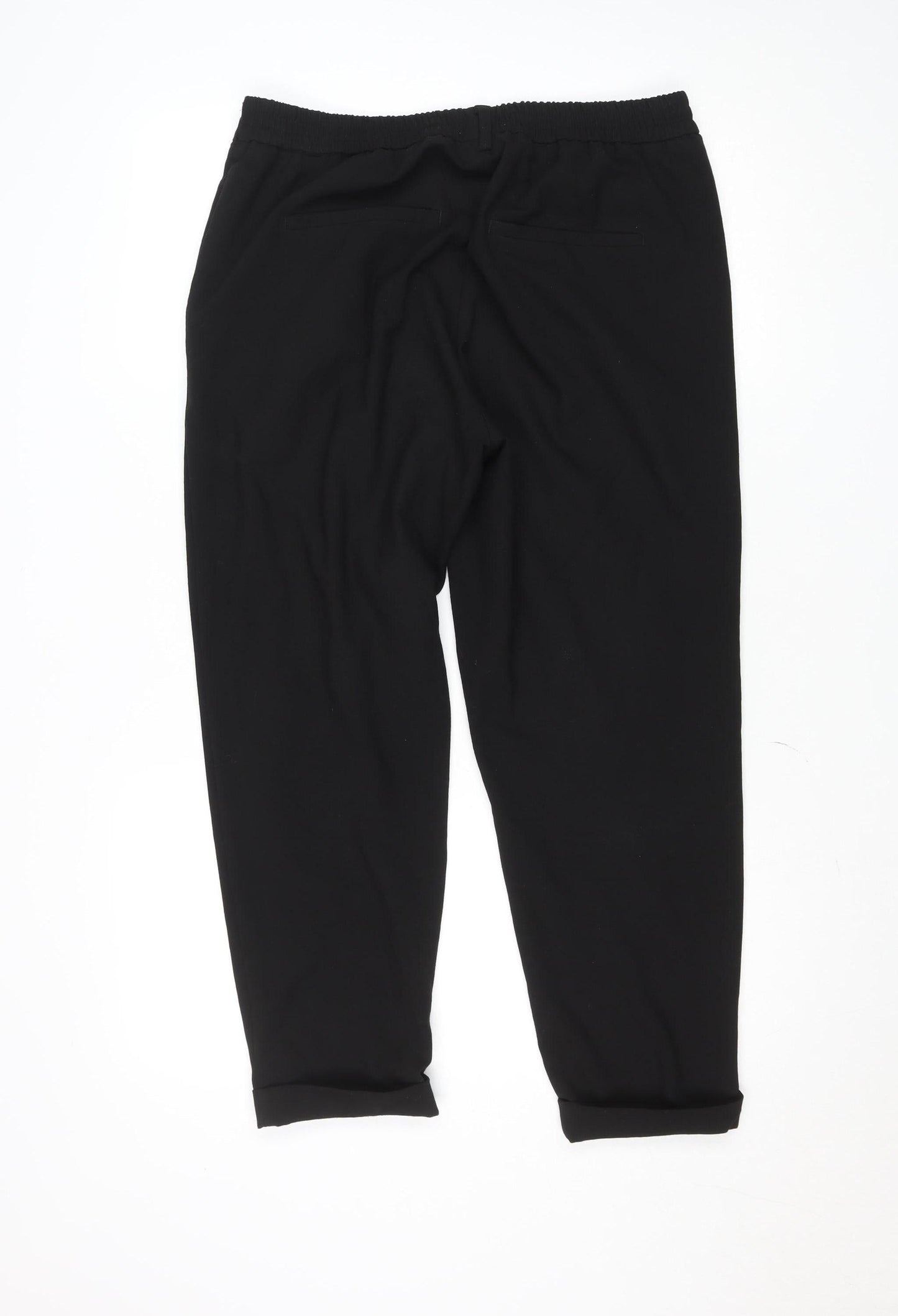 Savida Women’s Black Size 14 Regular Tapered Stretch Trousers