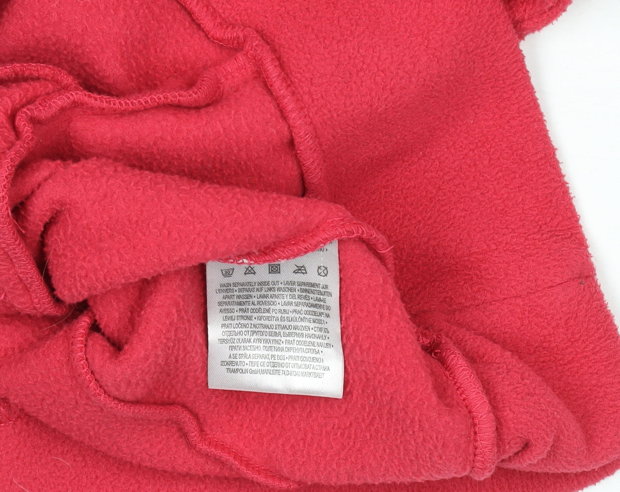 Urban Surface Women's Red XS Fleece Pullover Sweatshirt with Pockets
