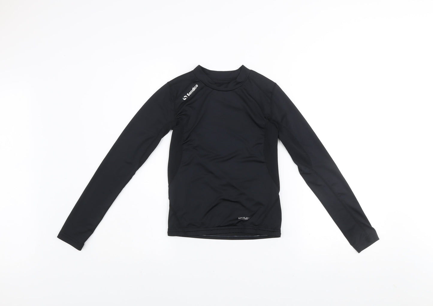 Sondico Boys Black Long Sleeve Compression T-Shirt 11-12 Years