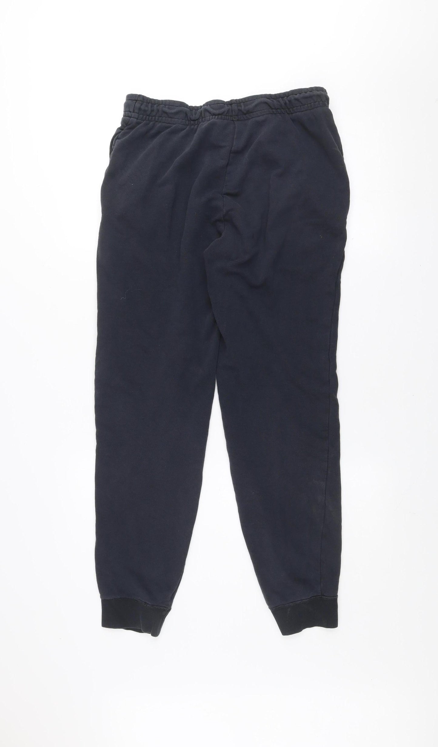 Nike Men's Black Jogger Sweatpants Small Fleece Drawstring Trousers