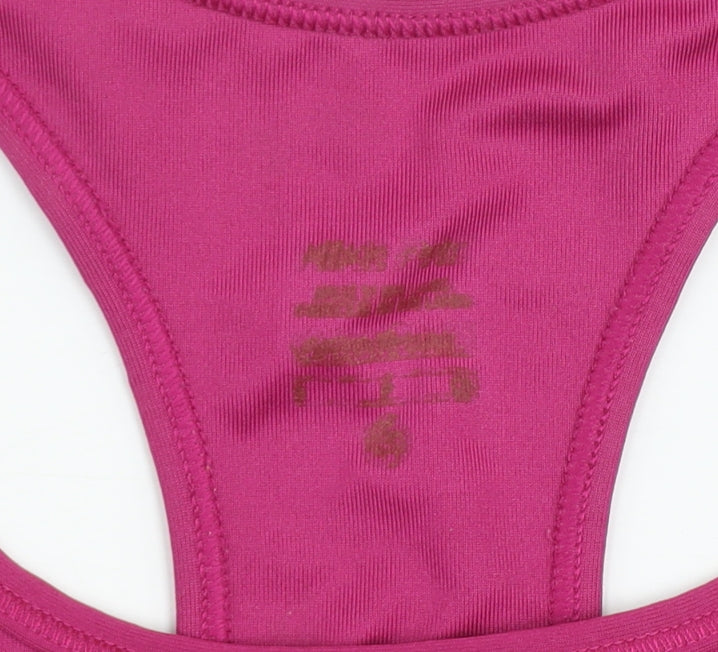 Nike Women’s Pink Dri-Fit Sports Bra Small High Support Racerback