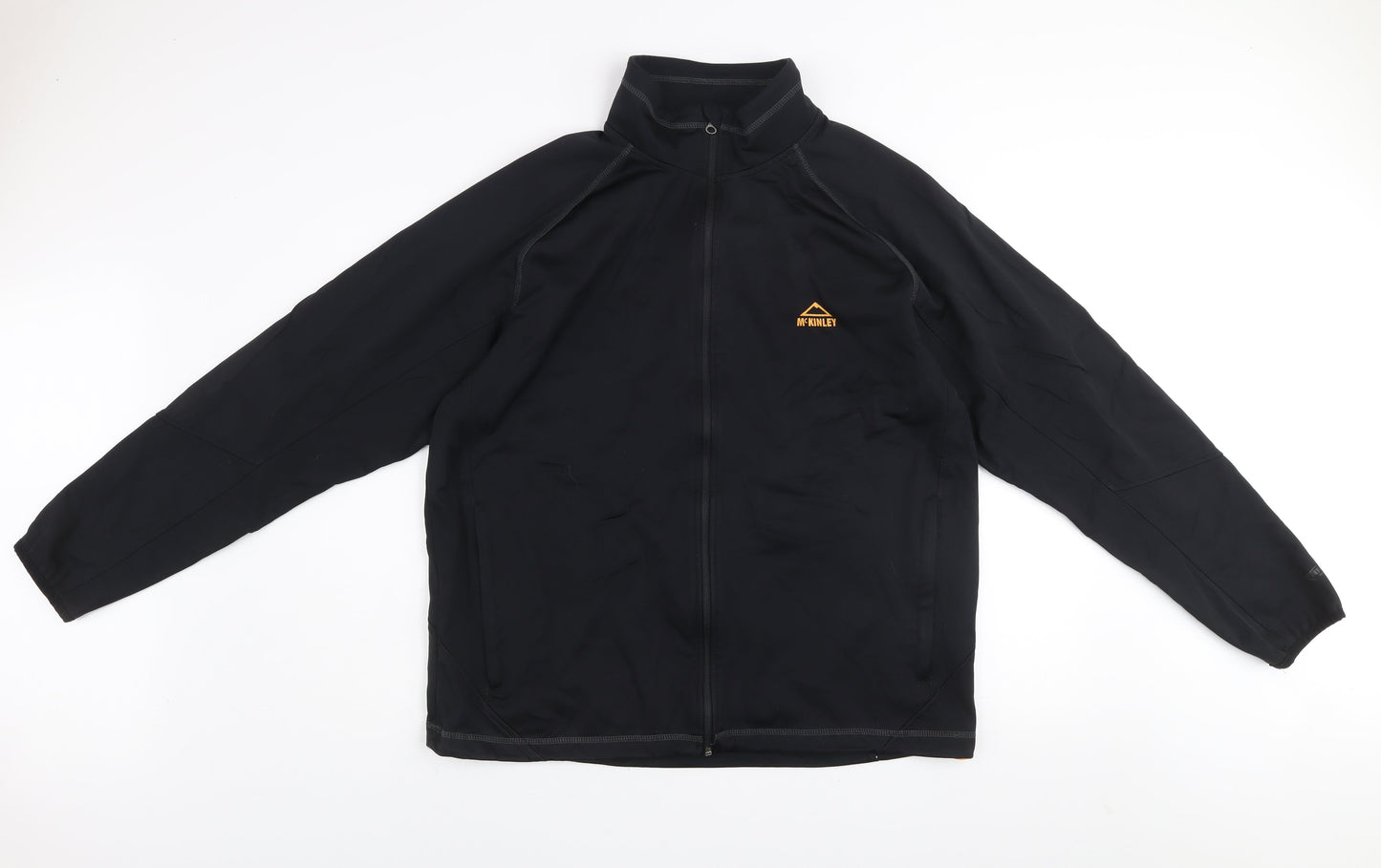 McKinley Men’s Black XL Softshell Jacket Full Zip Outdoor