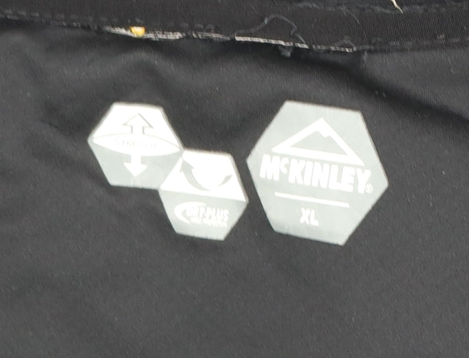 McKinley Men’s Black XL Softshell Jacket Full Zip Outdoor