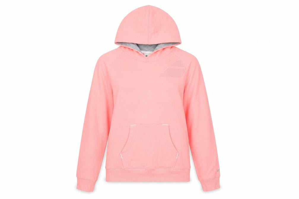 Babolat Teens Pink Cotton Blend Pullover Hoodie Size 12-14