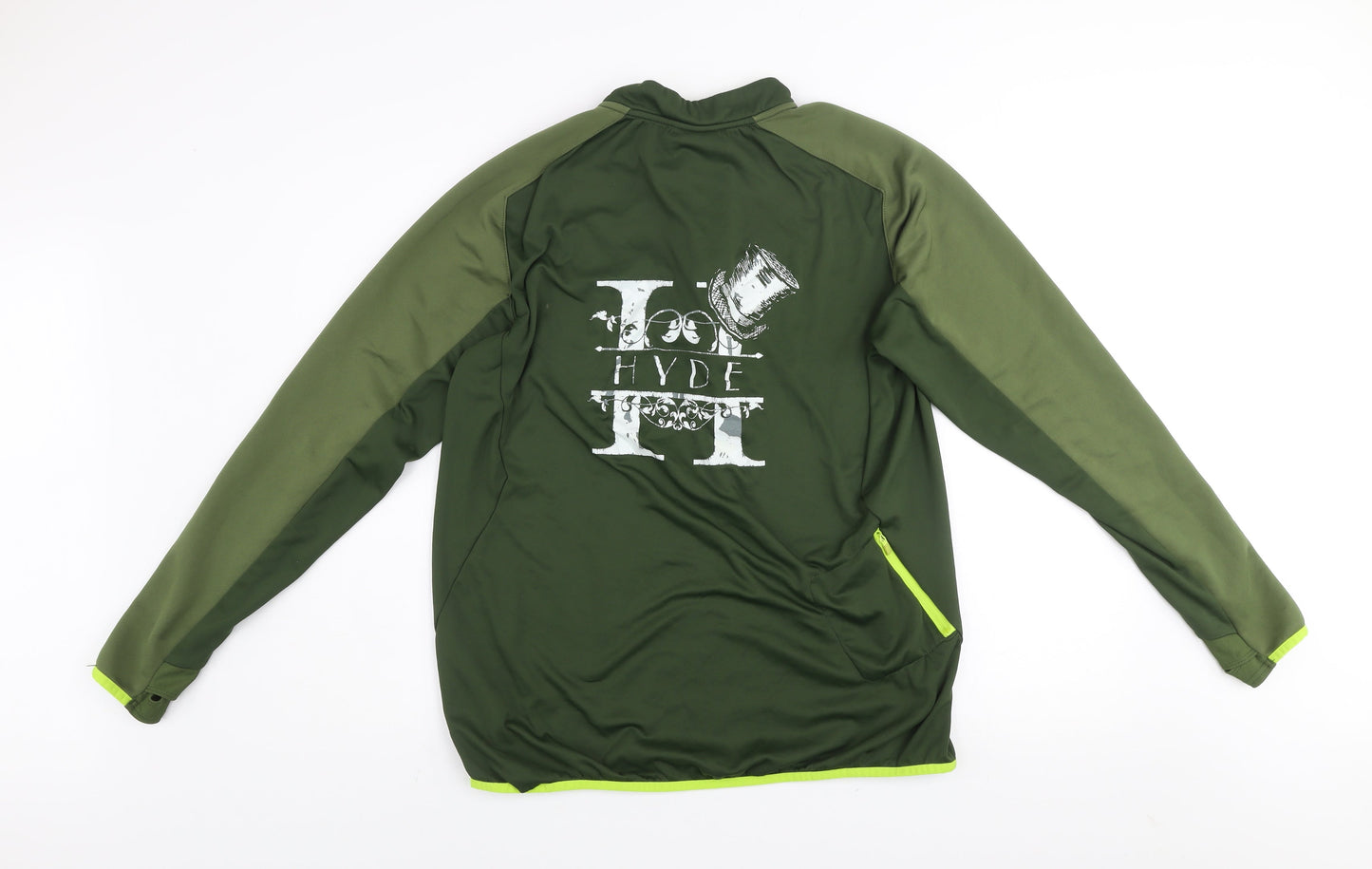 Umbro Men's Green 1/4 Zip Athletic Sweatshirt Size L