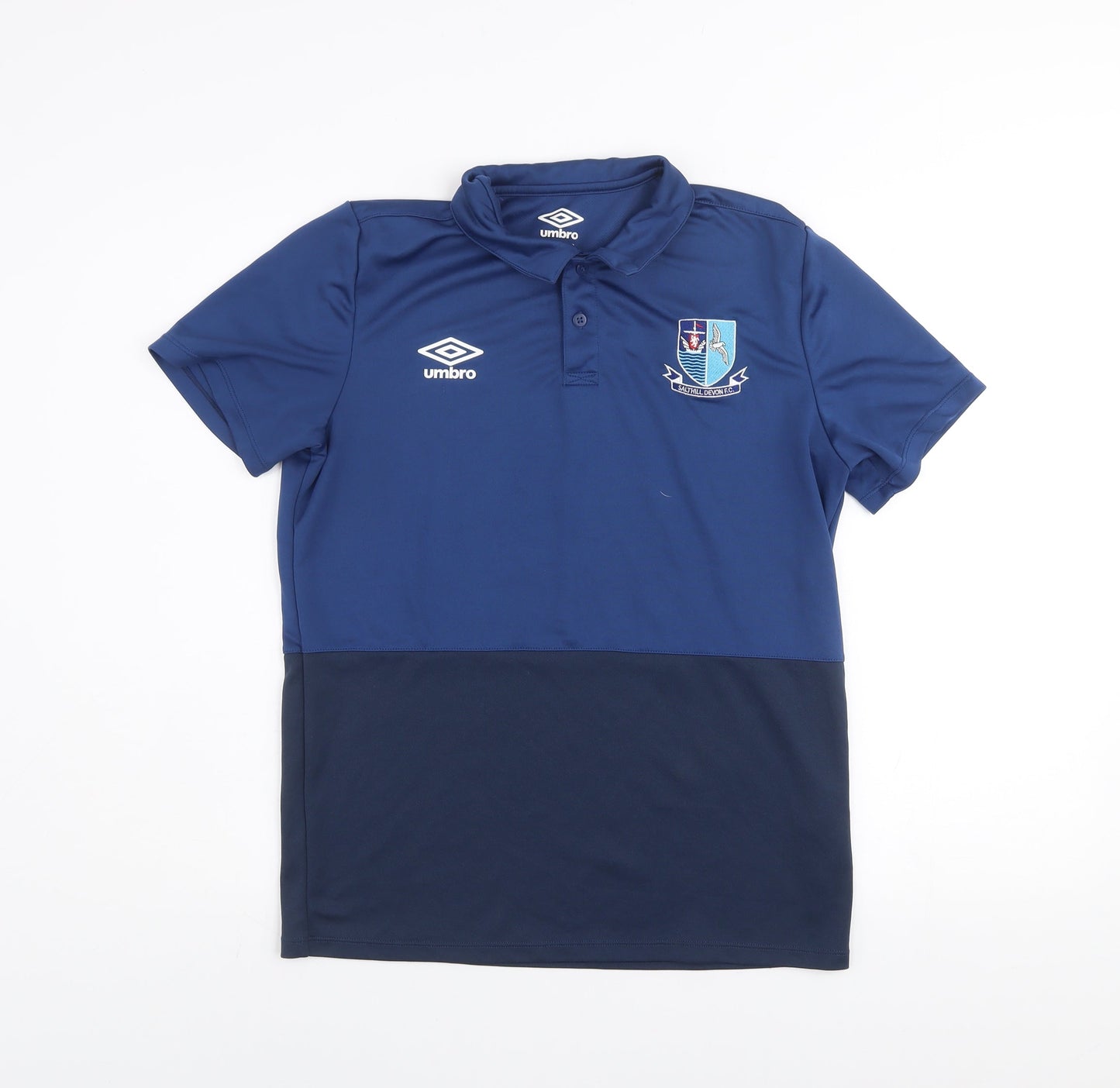 Umbro Men's Blue Polo Activewear Top M Athletic Fit