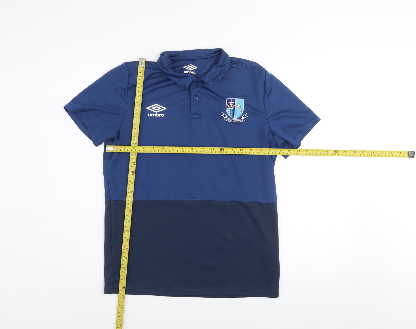 Umbro Men's Blue Polo Activewear Top M Athletic Fit