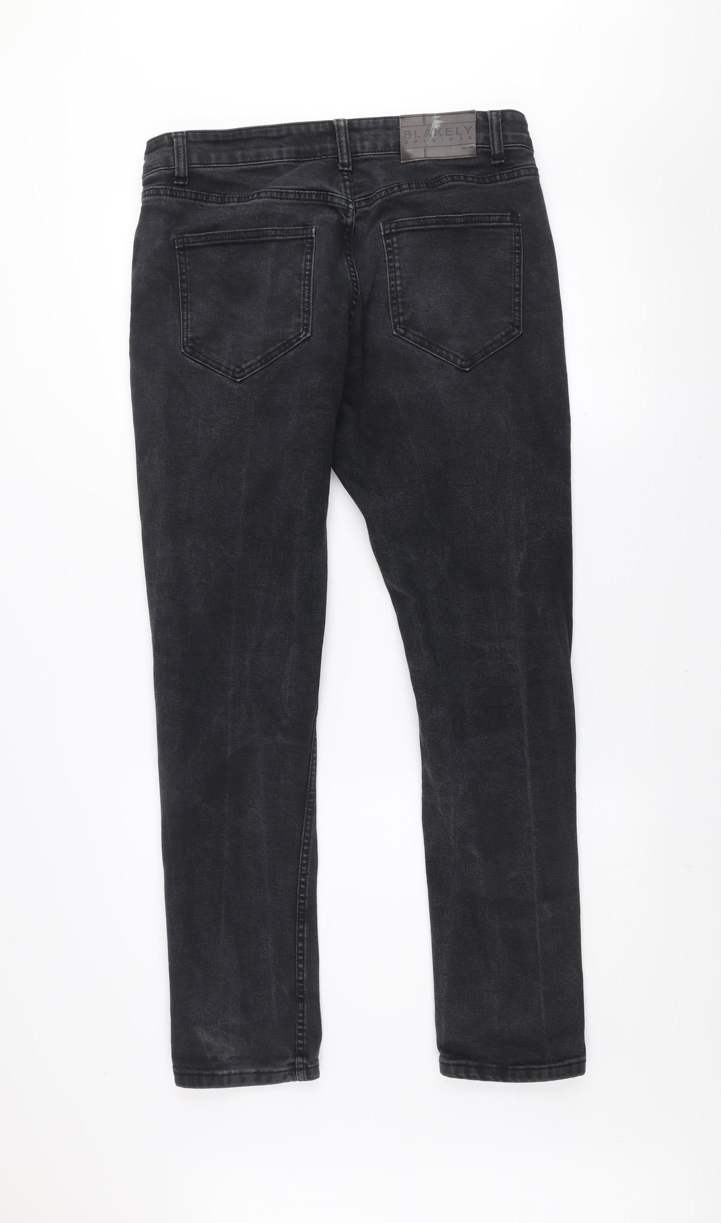 Blakely Original Men's Black Slim Jeans Size Large Denim