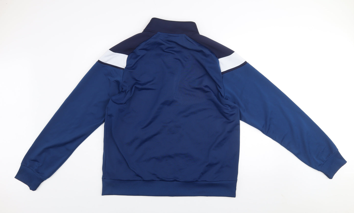 Umbro Men's Blue XL Track Jacket Full Zip Polyester Football Training Top