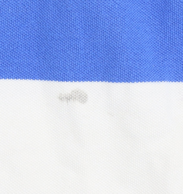 GANT Men's Multicoloured Striped Cotton Polo Shirt Size M