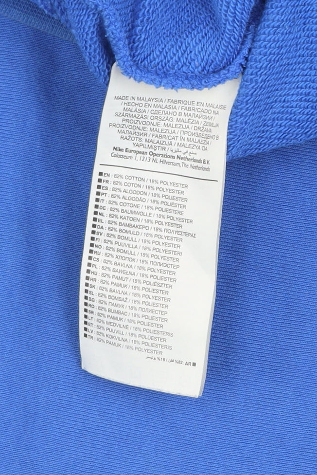 Nike Men's Blue Jogger Sweatpants S Regular Fit Cotton Blend