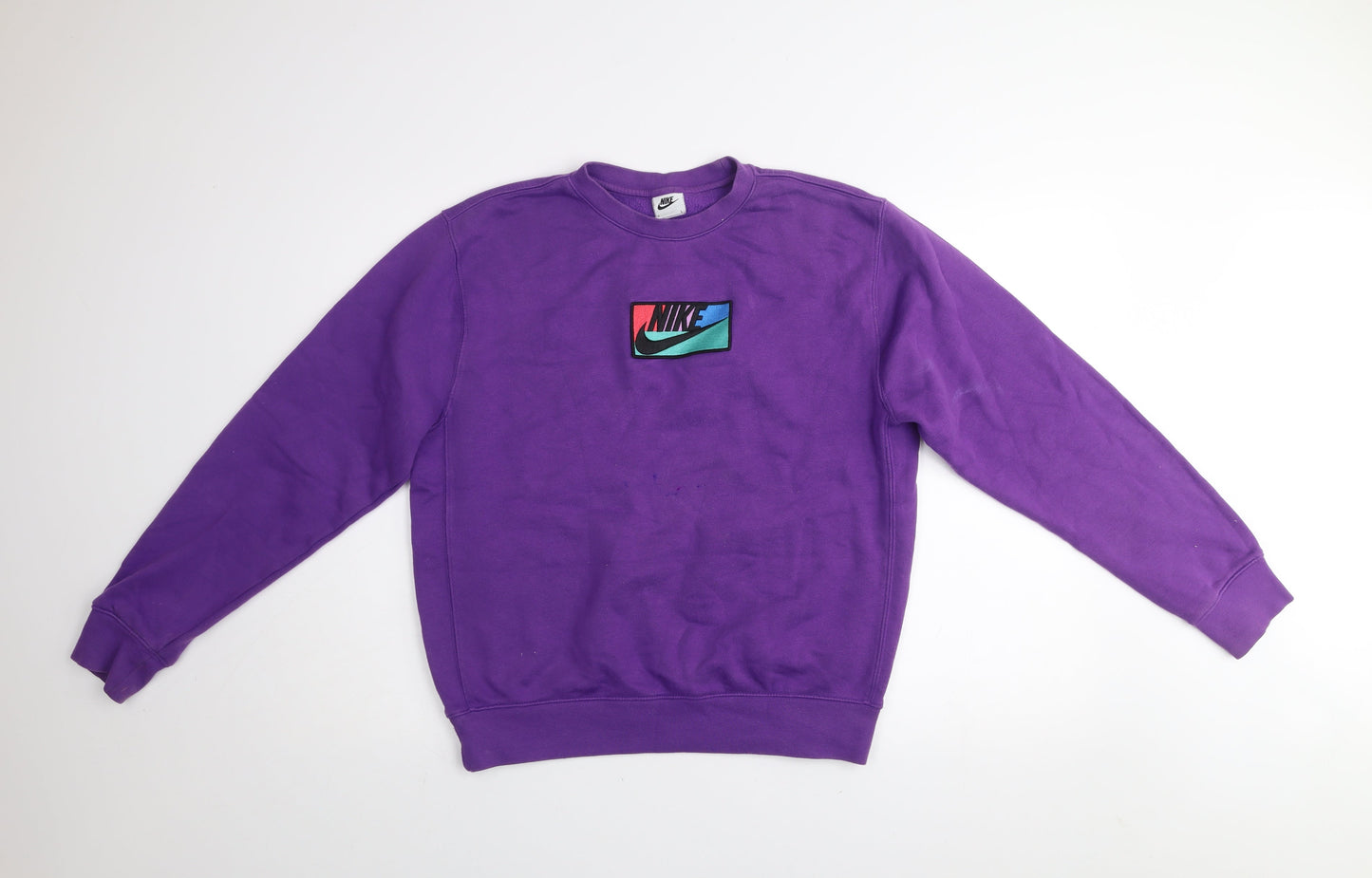 Nike Men's Purple Crew Neck Logo Sweatshirt Size S