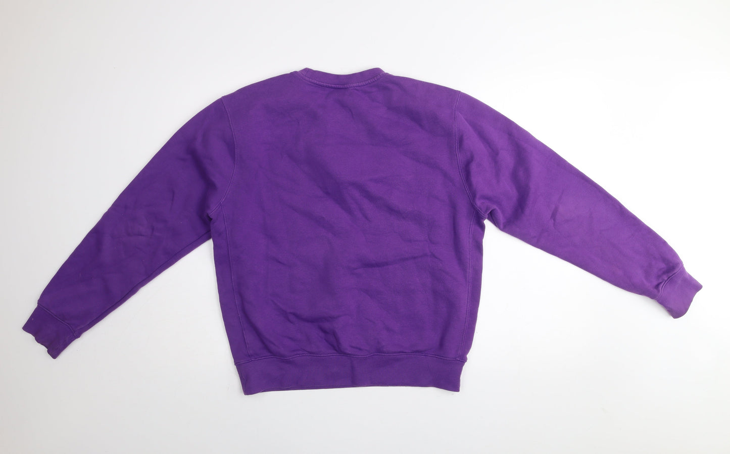 Nike Men's Purple Crew Neck Logo Sweatshirt Size S