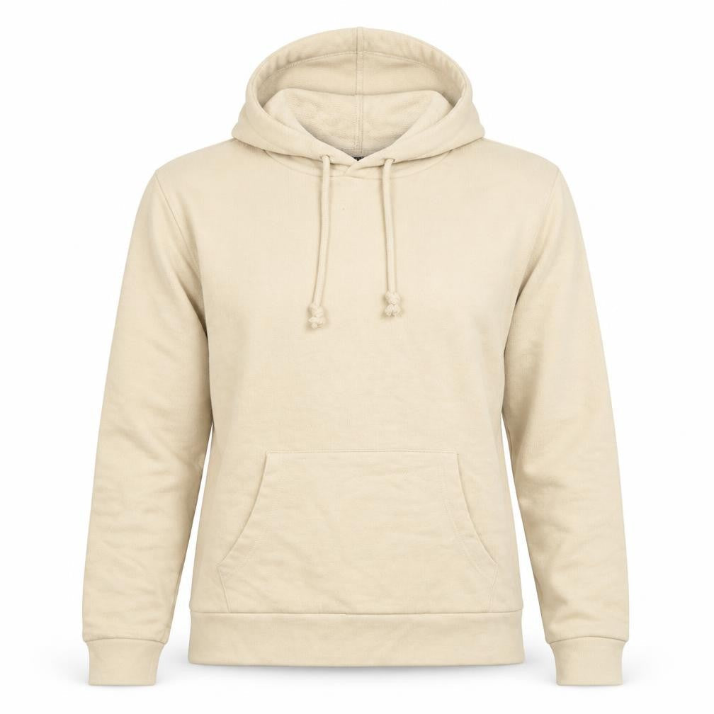 Topshop Women Beige Pullover Hoodie UK 6 Cotton Blend Casual