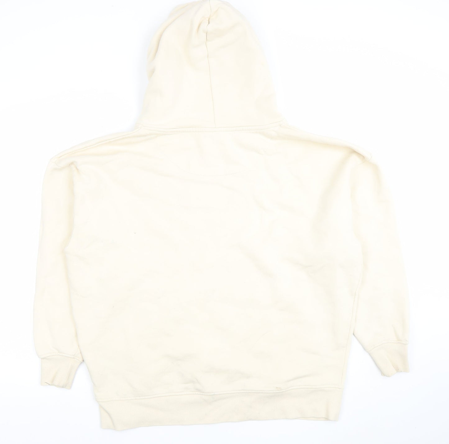 Good For Nothing Women Ivory XL Pullover Hoodie Fleece Sweatshirt