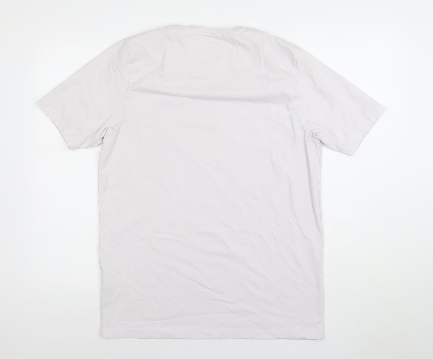 Hugo Boss Men's White 2XL Cotton Crew Neck Short Sleeve T-Shirt