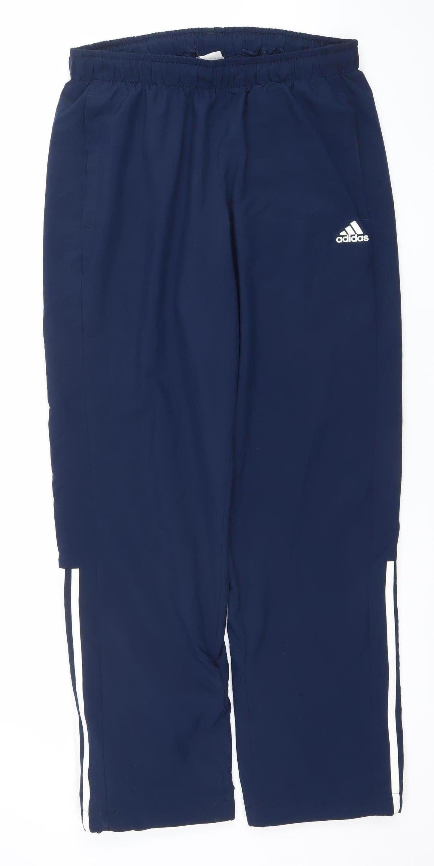 Adidas Men's Blue Track Pants L Climalite Sports Essentials