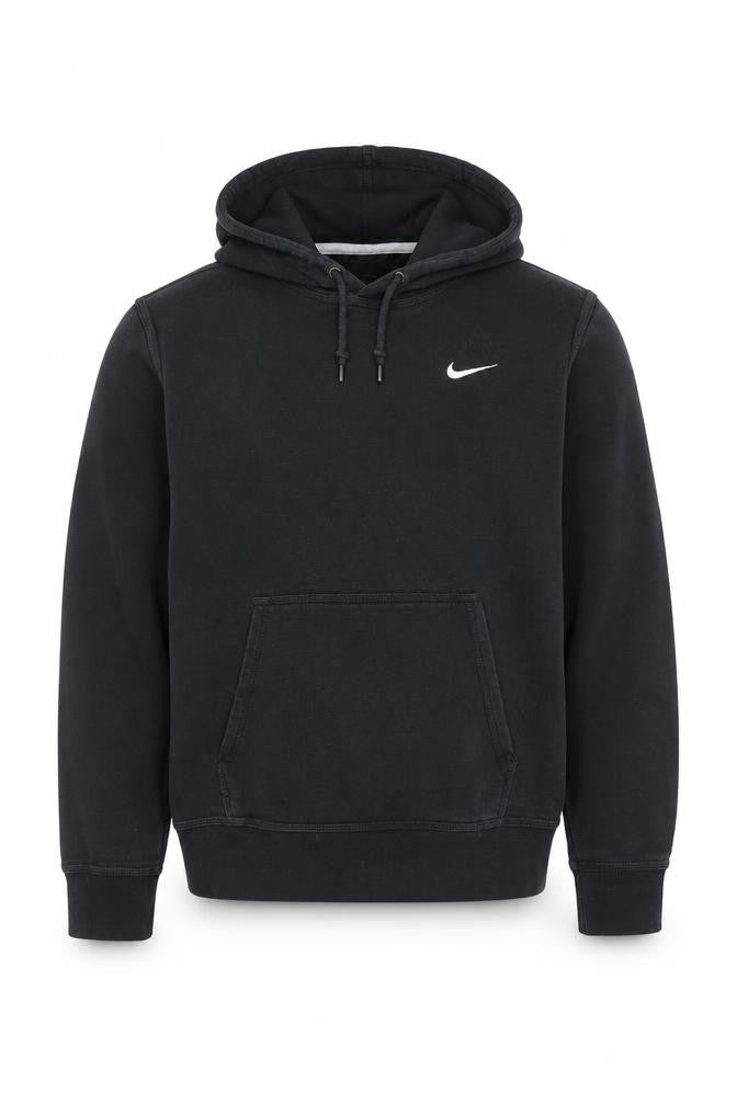 Mens UK M Regular Nike Black Pullover Hoodie