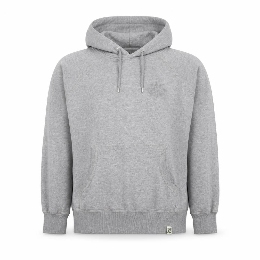 Men’s Grey Pullover Hoodie M Regular Fit Cotton Blend Graphic Print