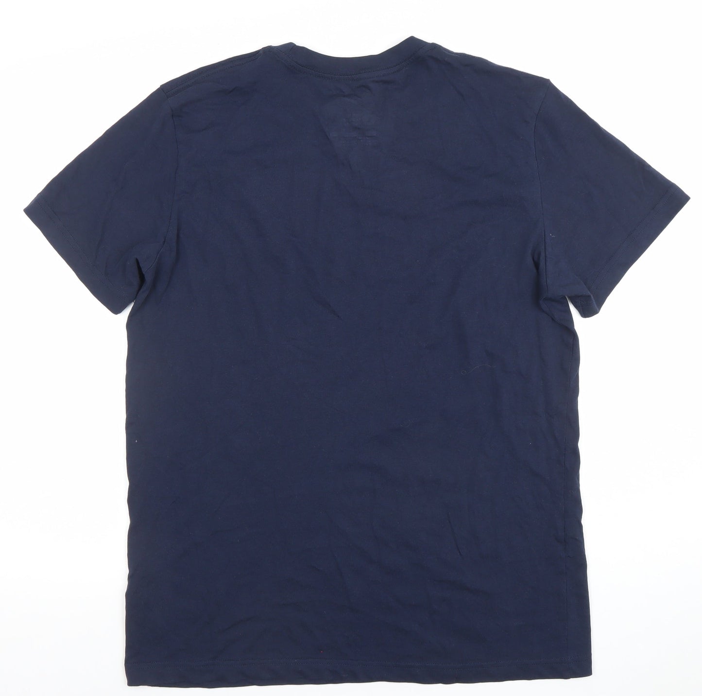 Nike Men's Blue France FFF Slim Fit Sports T-Shirt Size L