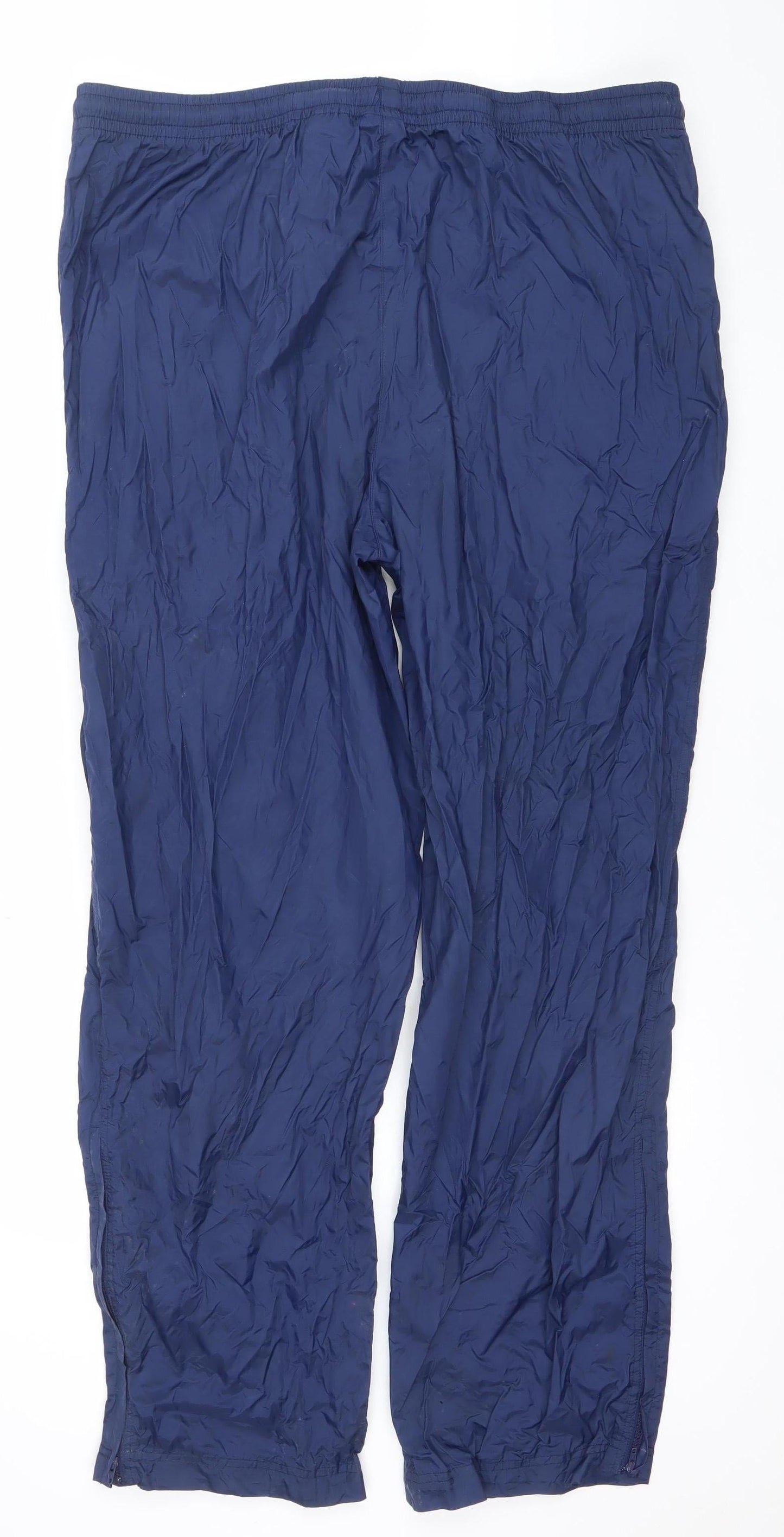 Nike Men's Blue 2XL Track Pants Lightweight Nylon Activewear Trousers