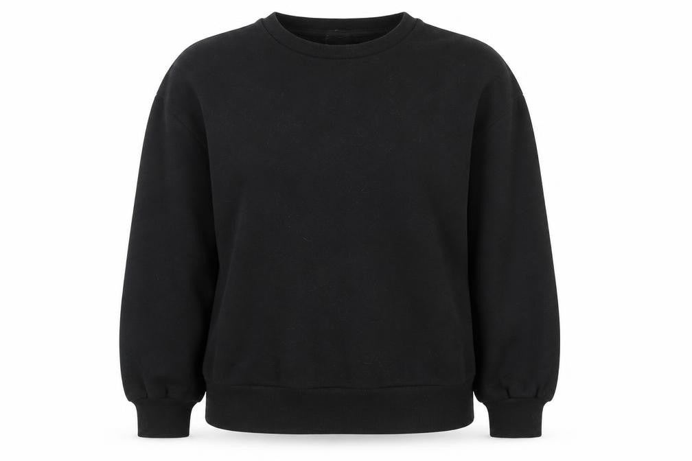 Stradivarius Women Black Size S Pullover Sweatshirt
