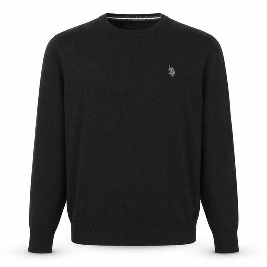 U.S. Polo Assn. Men's Black XL Crew Neck Pullover Jumper