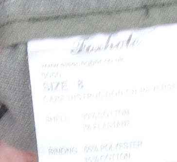 Foxhole Women’s Beige Corduroy Blazer Size 8 Two-Button Jacket