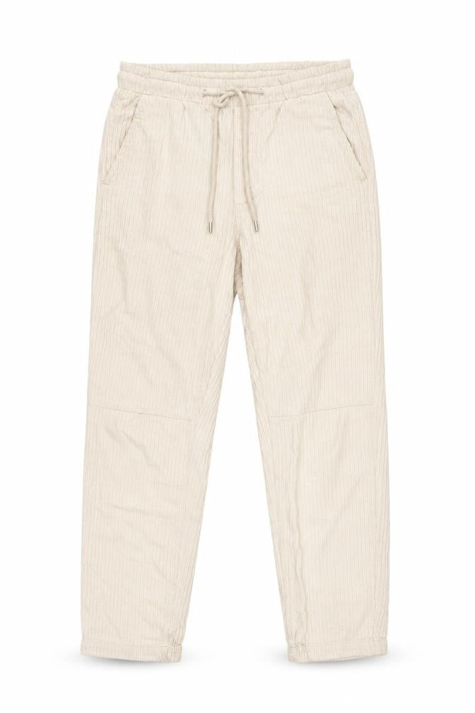 Bershka Women’s Beige Corduroy Jogger Trousers Size 6