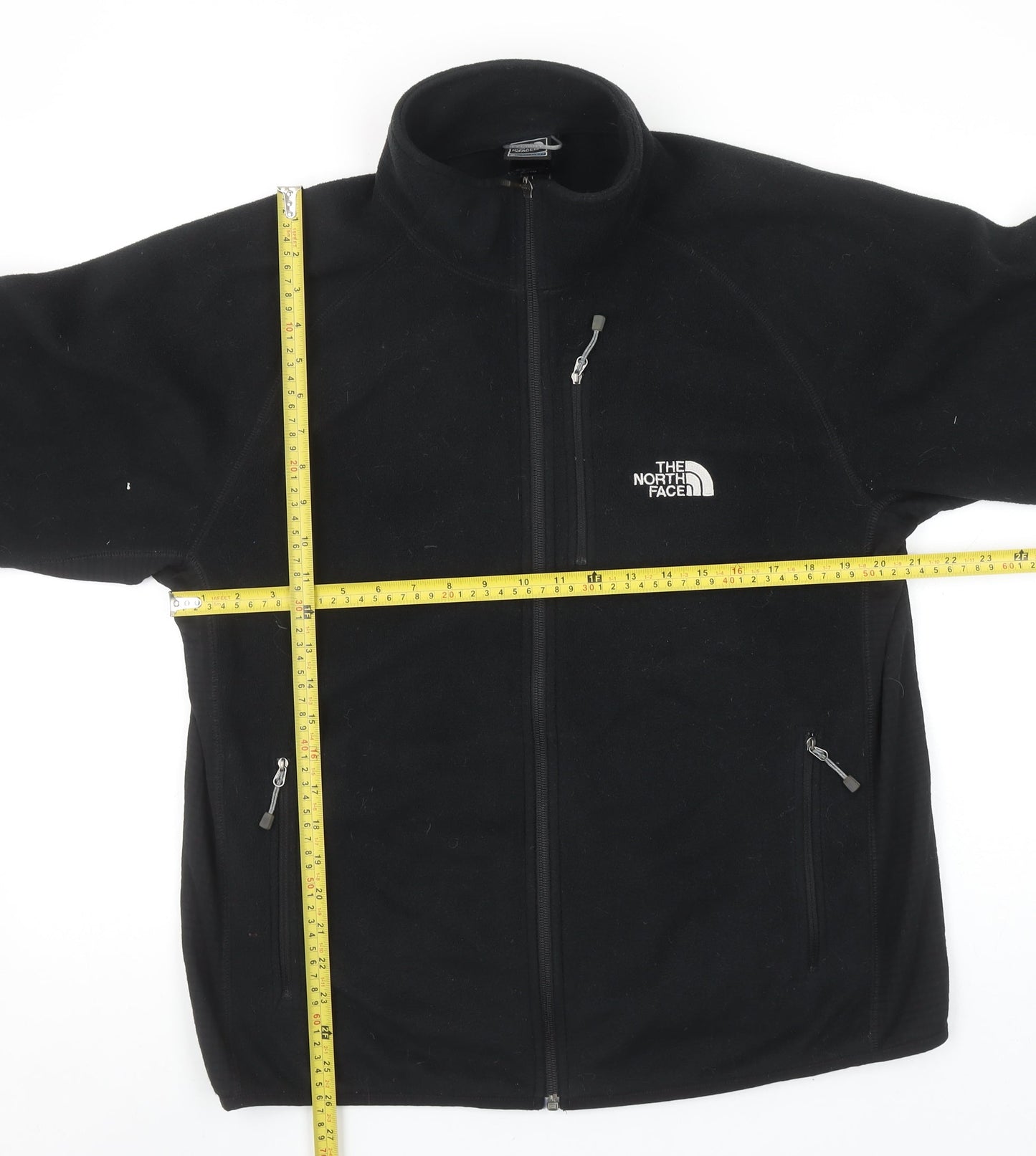 The North Face Men's Black XL Fleece Full Zip Outdoor Jacket