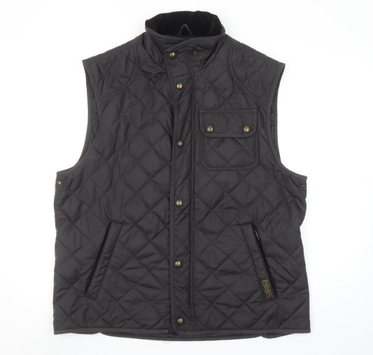 Ralph Lauren Men’s Black Quilted Bodywarmer Waistcoat L