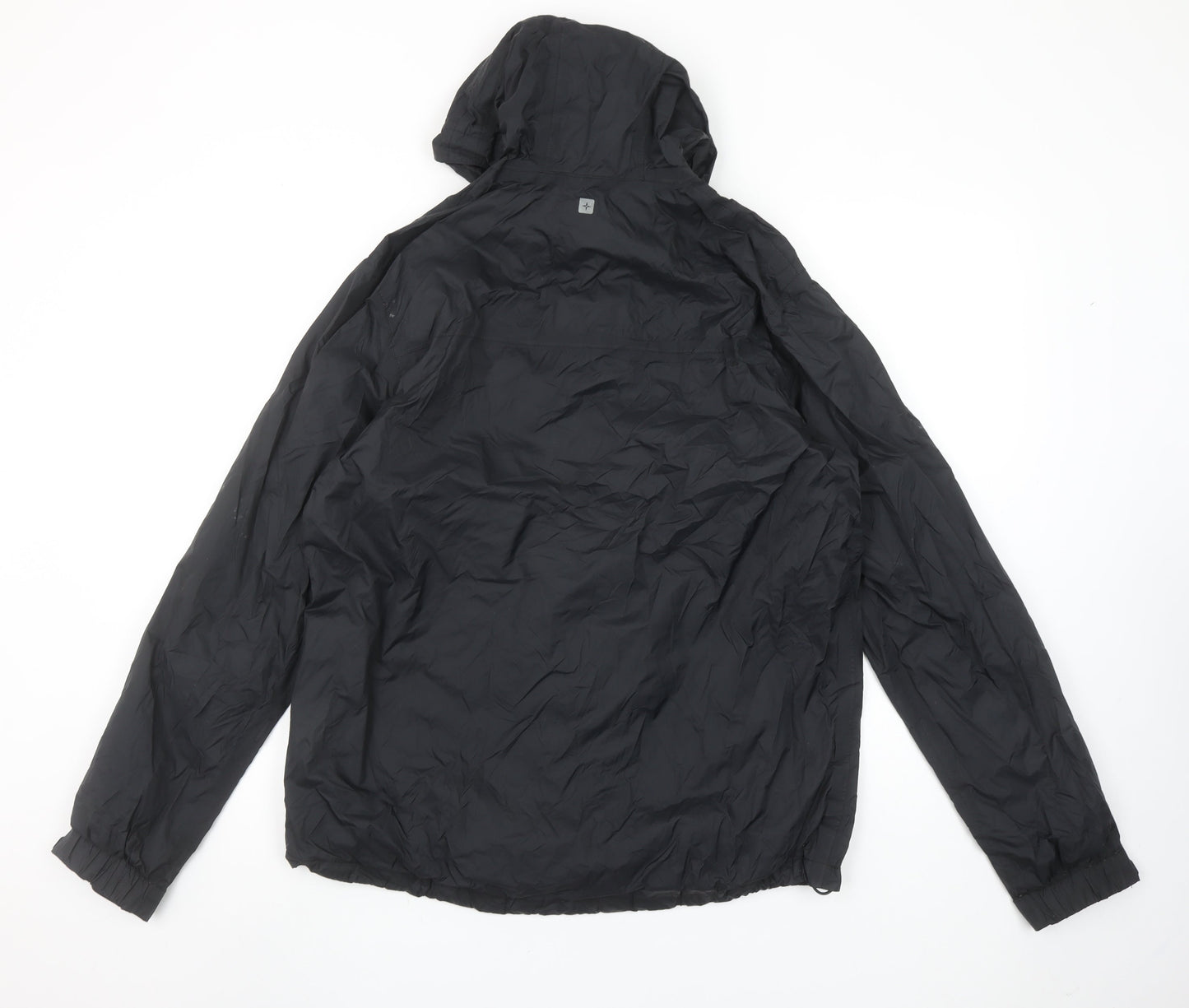 Mountain Warehouse Men's Black Torrent Waterproof Hooded Rain Jacket S