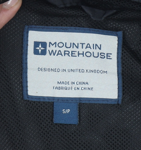 Mountain Warehouse Men's Black Torrent Waterproof Hooded Rain Jacket S