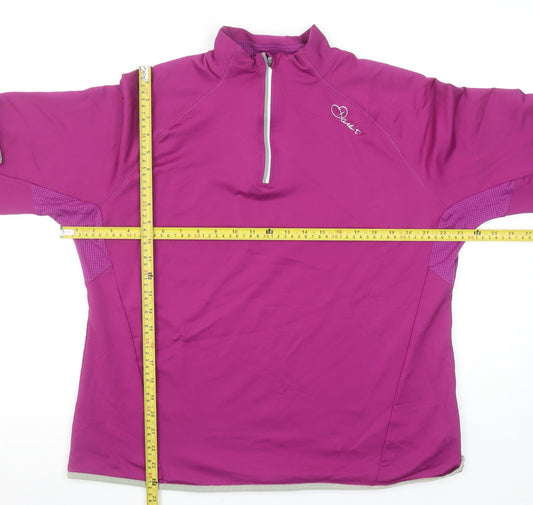 Dare 2b Women's Purple 1/2 Zip Pullover Sweatshirt Size 20
