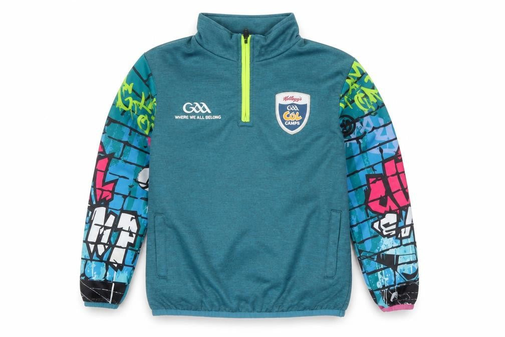 Azzurri Boys Blue 2 Years 1/4 Zip Sports Sweatshirt GAA Cúl Camps