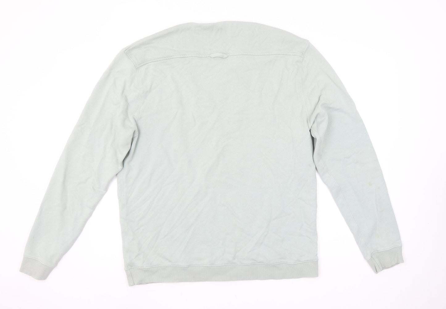 Farah Men's Green XL Crew Neck Cotton Sweatshirt