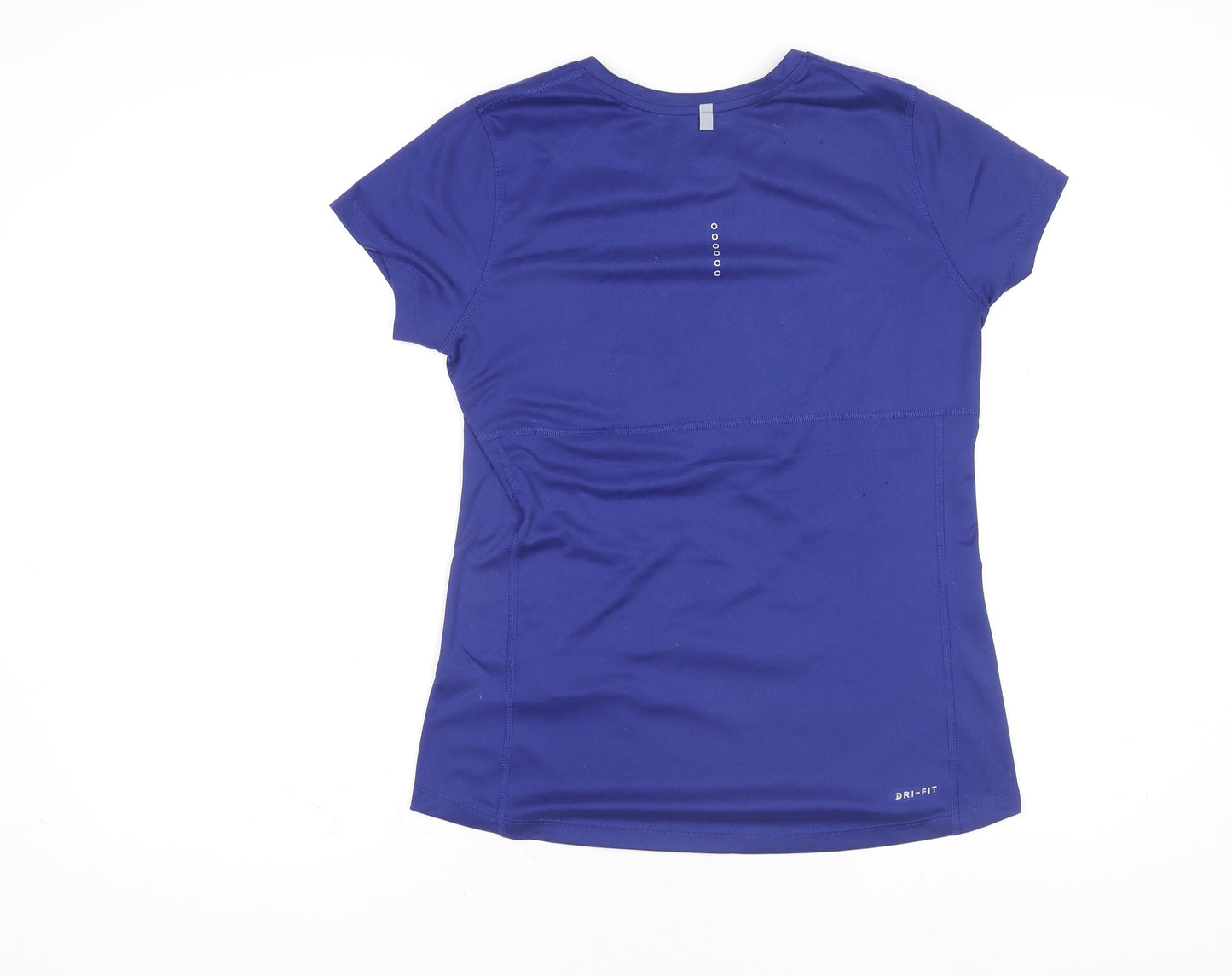 Nike Men's Blue Dri-FIT Running T-Shirt M Athletic Top