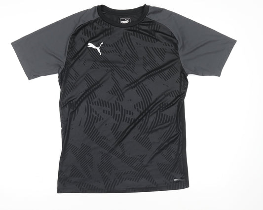 Puma Men's Black Small DryCELL Graphic Athletic T-Shirt