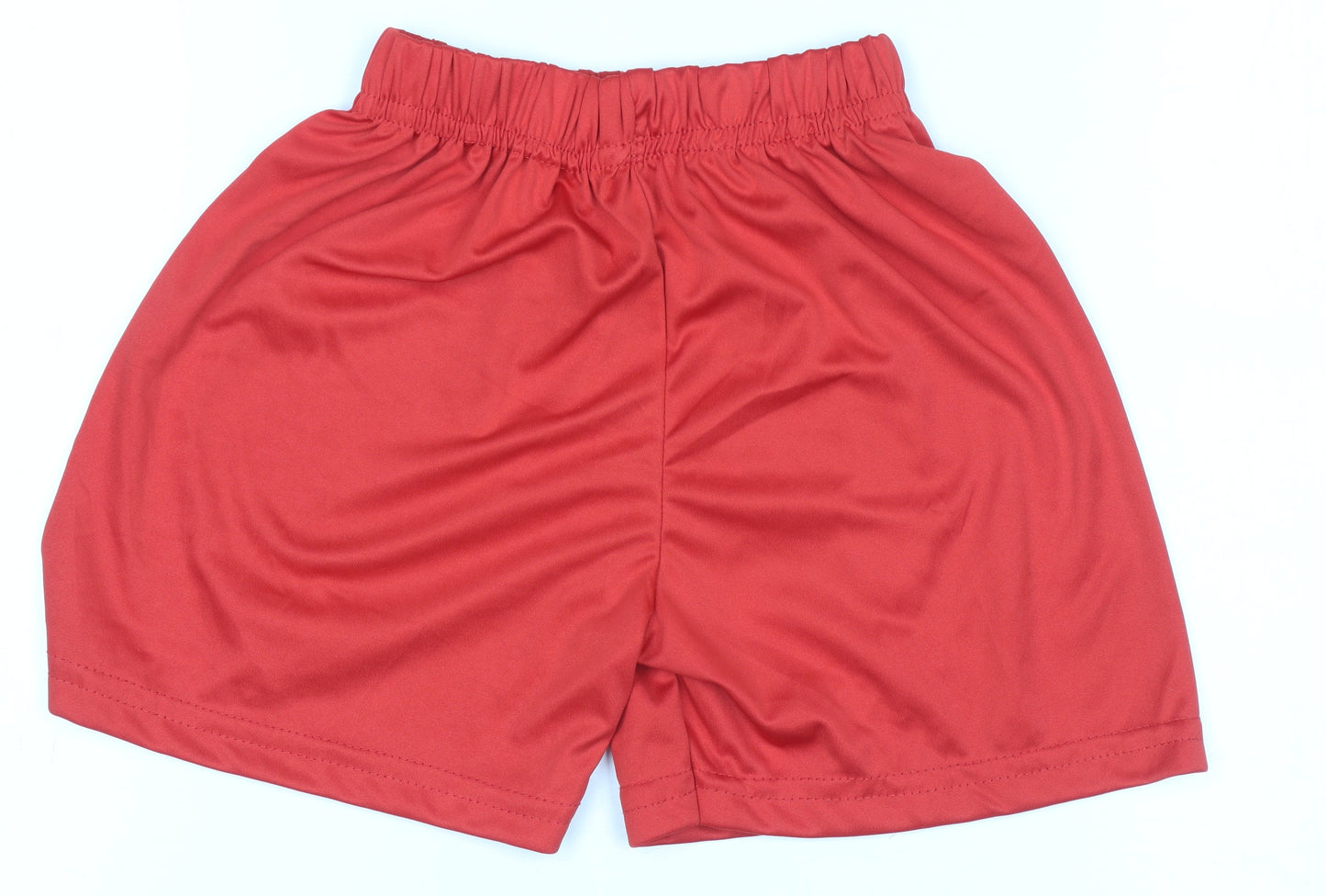 Nike Boys Red Liverpool FC Football Shorts 4-5 Years Athletic Polyester