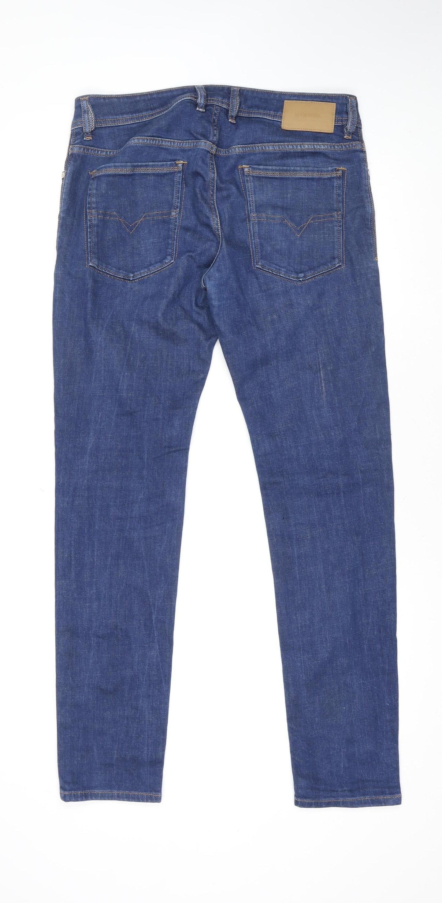 Diesel Women's Blue Sleenker Slim Skinny Jeans Size 12